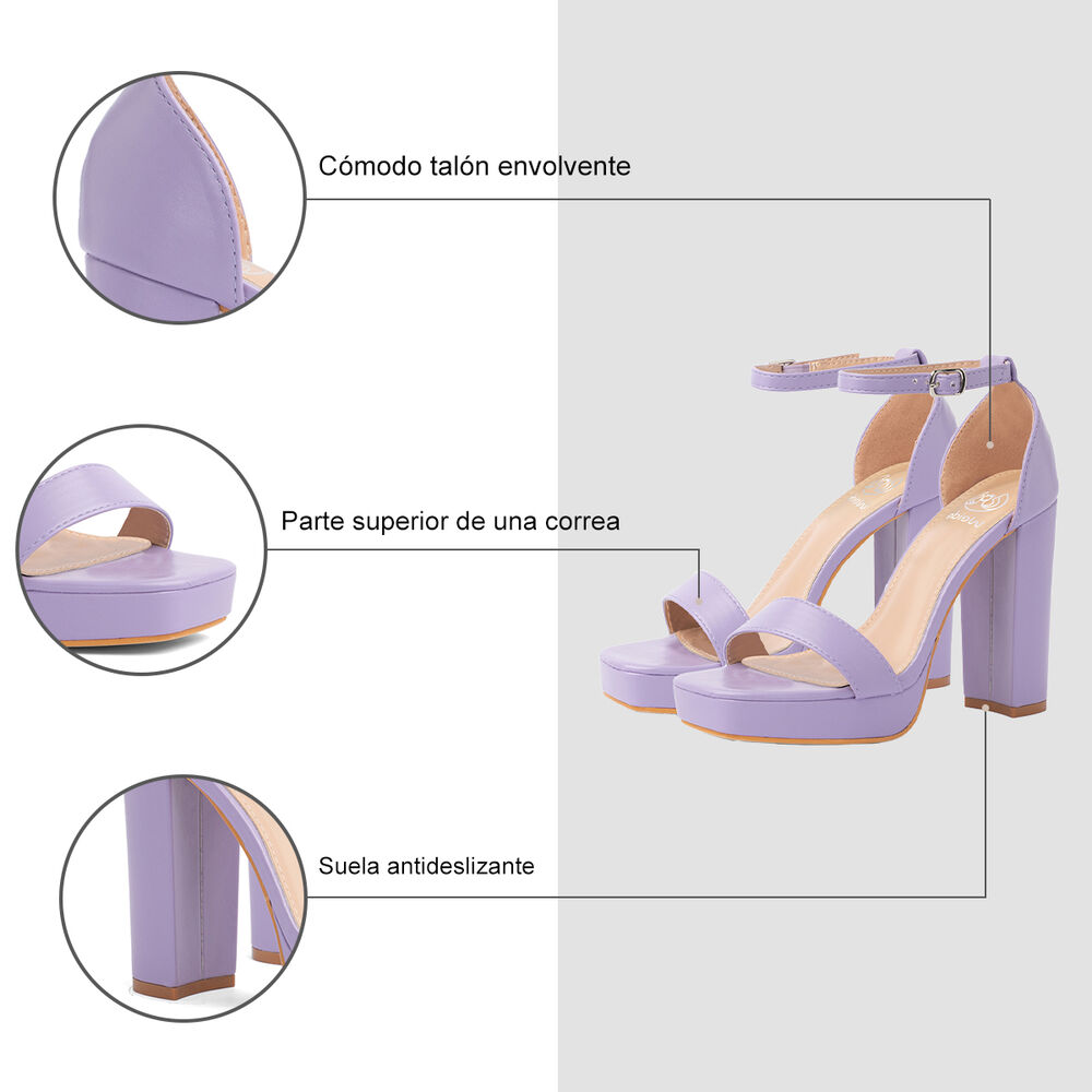 Sandalia Naike Morado Weide image number 4.0