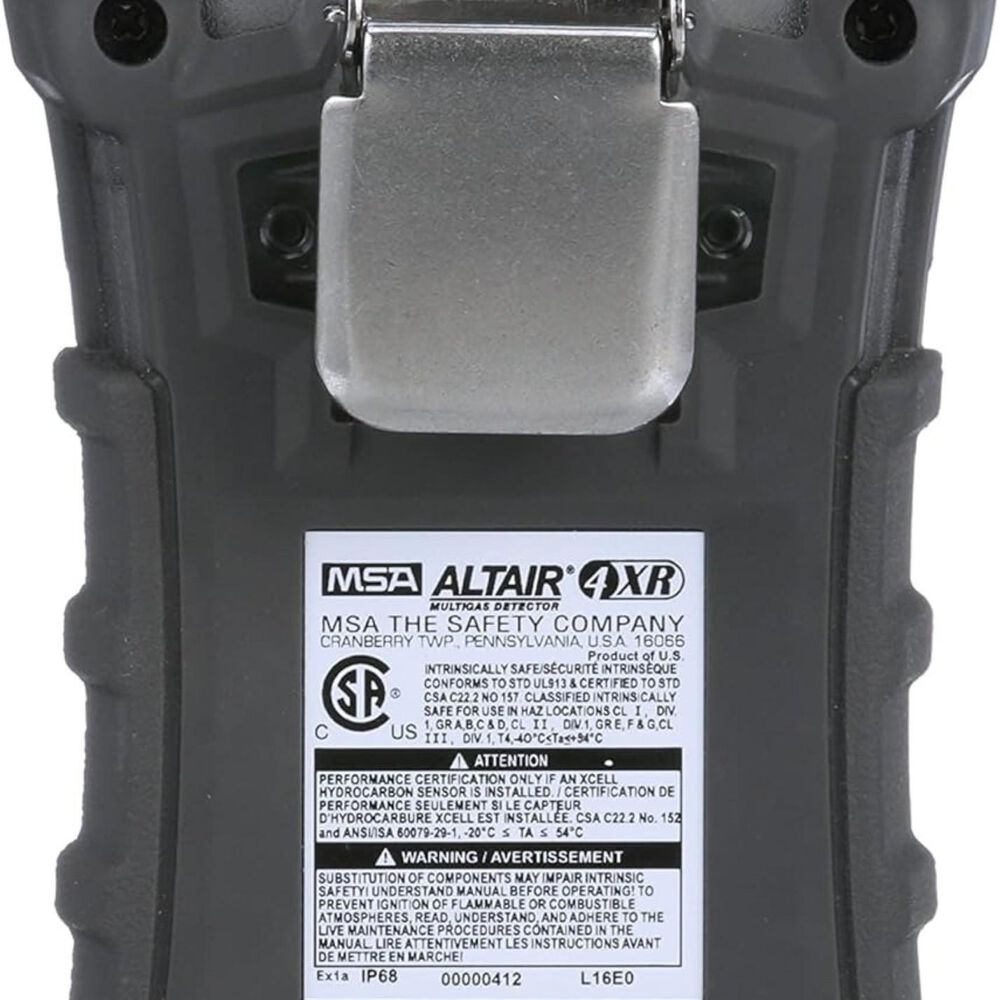 Msa Altair 4xr: Detector Multigás Monitoreo Gases Honeywell image number 6.0