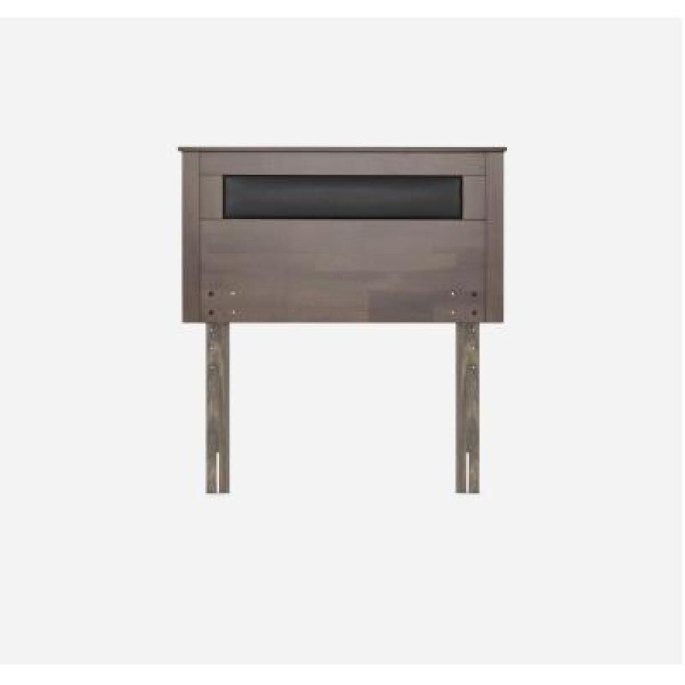 Cama Europea Rosen New Style 4 Plus / 1.5 Plazas / Base Normal  + Respaldo Ferrara Gris image number 6.0