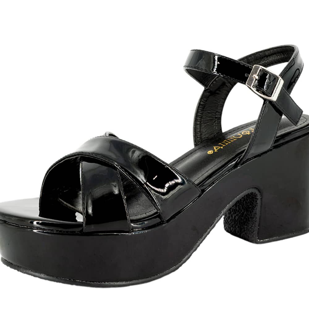 Sandalia De Vestir Savoia Negro Charol Alquimia image number 3.0