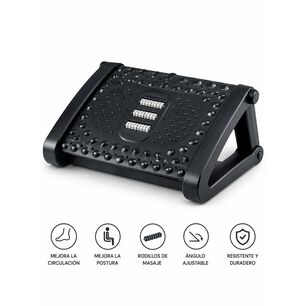 Reposapi&eacute;s Ergon&oacute;mico Ajustable Con Rodillos De Masaje