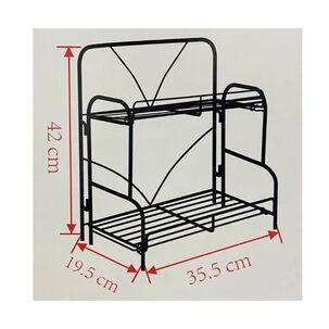 Especiero Met&aacute;lico Multiuso 2 Estantes