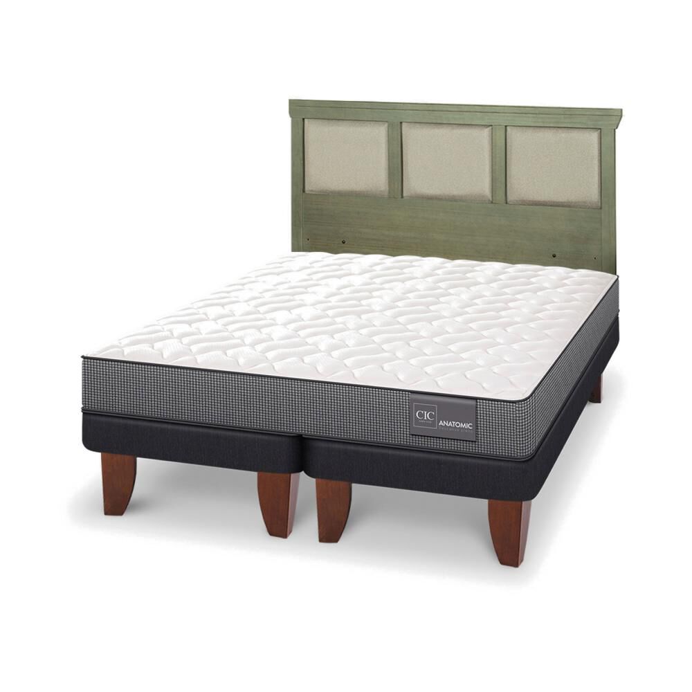 Cama Europea Cic Anatomic / King / Base Dividida + Respaldo image number 3.0