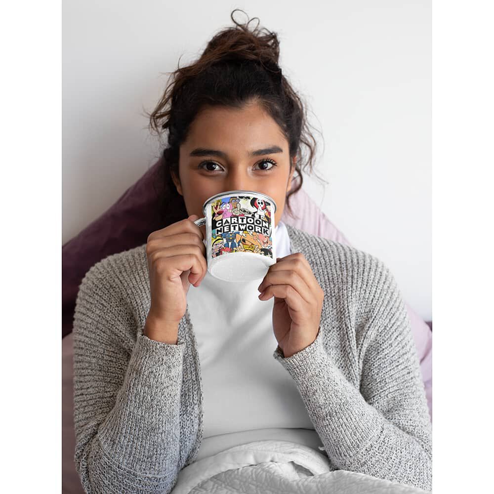 Taza Enlozada Lechera Cartoon Network Monitos Animados image number 3.0