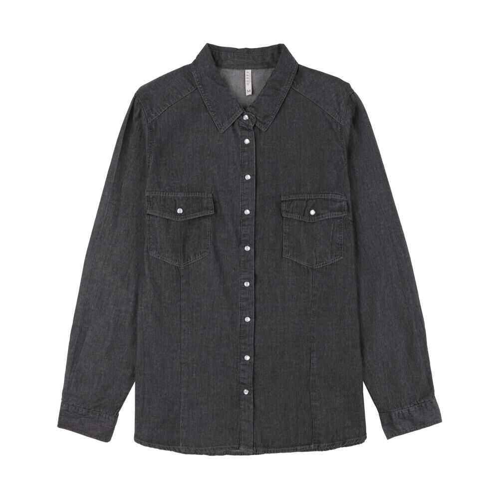 Blusa Denim Regular Manga Larga Mujer Geeps image number 0.0