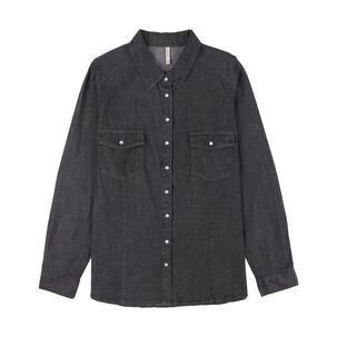 Blusa Denim Regular Manga Larga Mujer Geeps