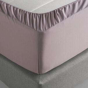 Juego De Sábanas Rosen 200h Lisa Malva / 1.5 Plazas / 200 Hilos