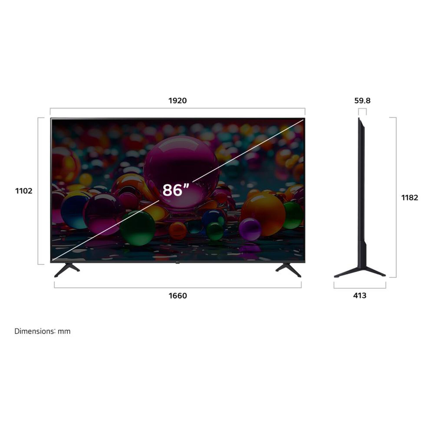 Led 86" LG 86UA7500PSA / Ultra HD 4K / Smart TV image number 2.0
