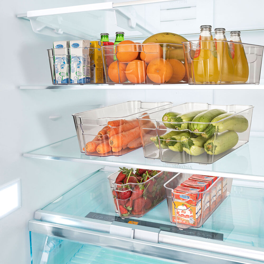 Contenedor Organizador Refrigerador L Clear image number 5.0