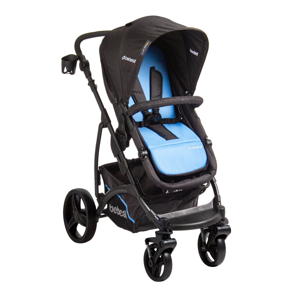 Coche Travel System Explorer Negro Azul image number 1.0