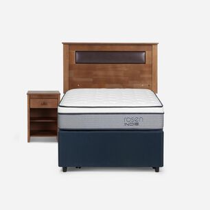Cama Nido Rosen Indie / 1.5 Plazas / Base Normal + Set De Maderas Ferrara