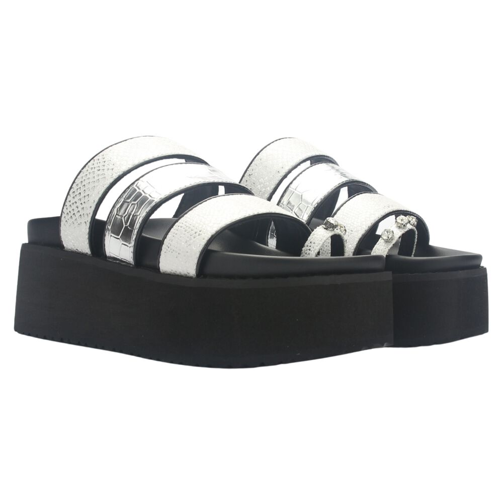 Sandalia Mujer Chalada Viru-21 Plateado Casual image number 6.0