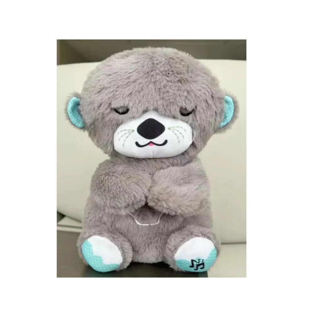 Nutria Peluche Relajante Luz Musical Juguete Respiraci&oacute;n image number 8.0