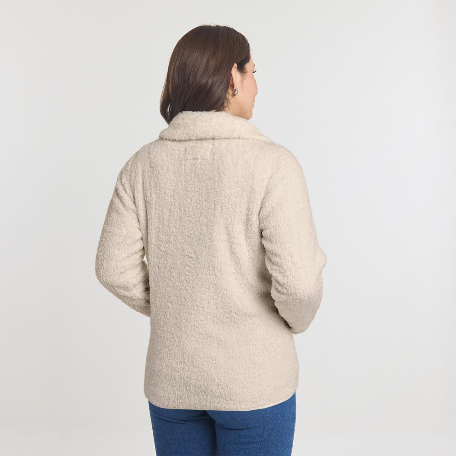 Poler&oacute;n Polar Fleece Manga Larga Cuello Alto Mujer Geeps image number 1.0