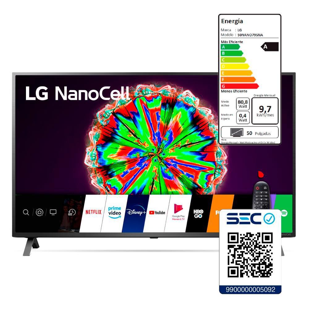 Led LG 50NANO79SNA / 50" / 4K HDR NanoCell / Smart Tv 2020 image number 8.0