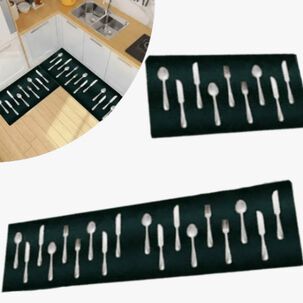 Alfombra Cocina Piso Entrada Antideslizante