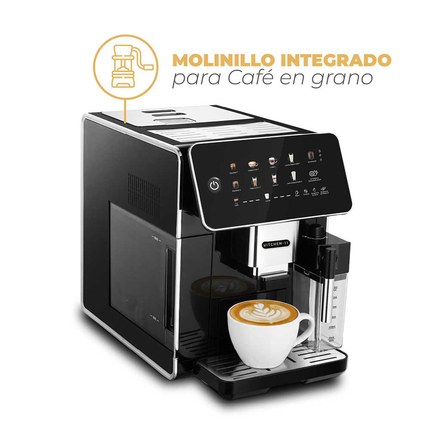 Cafetera Espresso Super Automatica Latte Deluxe image number 2.0