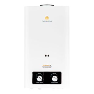 Calefont Mademsa Essential 5 Eco GL / Tiro Natural / Gas Licuado  / 5 Litros