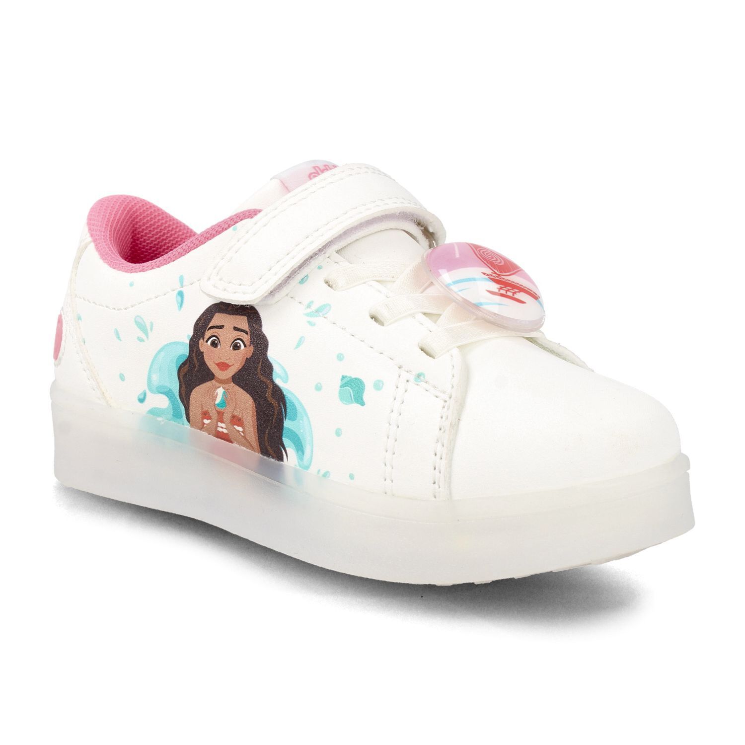 Zapatilla Ni&ntilde;a Bubblegummers Moana Blanco image number 1.0