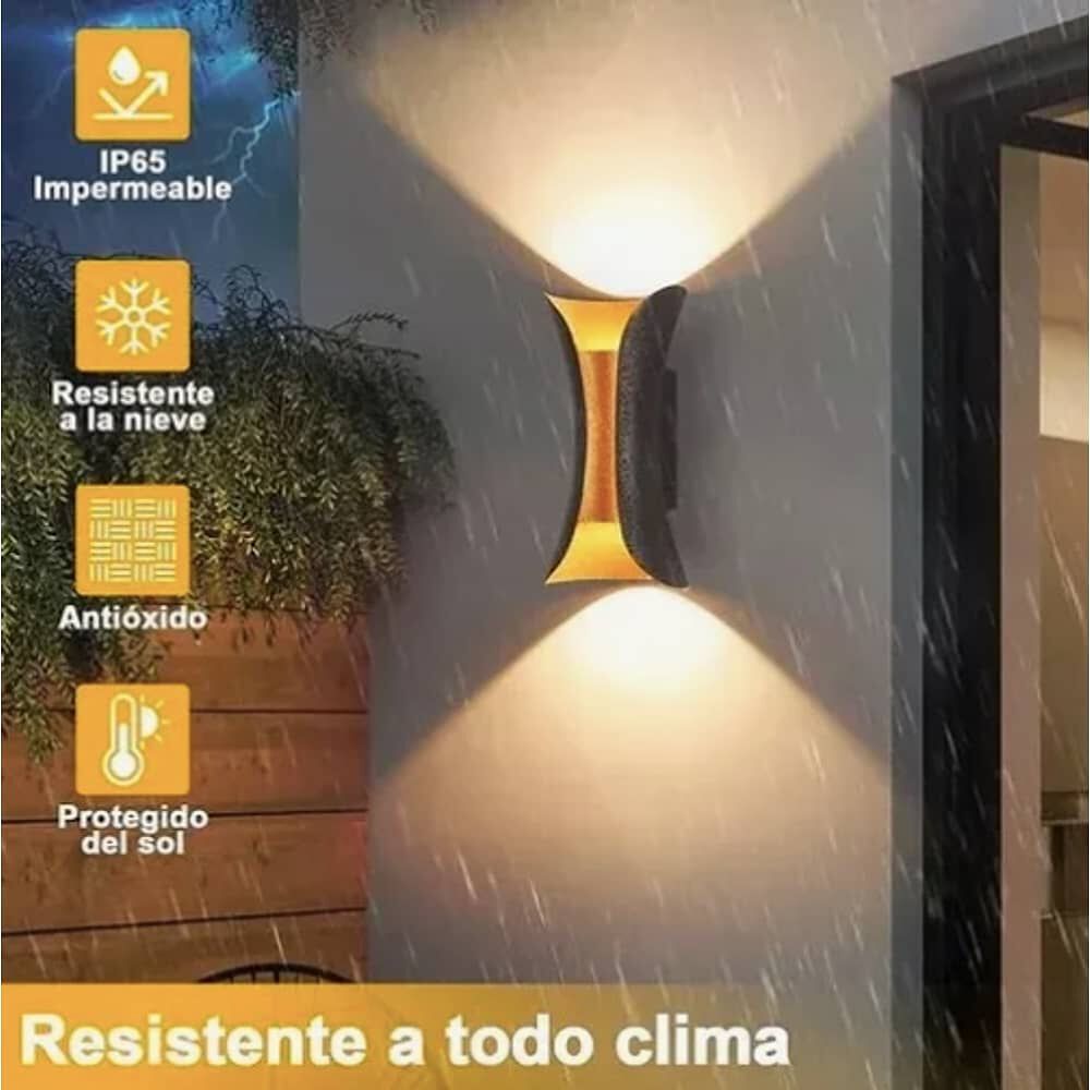 Aplique Led C&aacute;lida Moderno Impermeable image number 4.0
