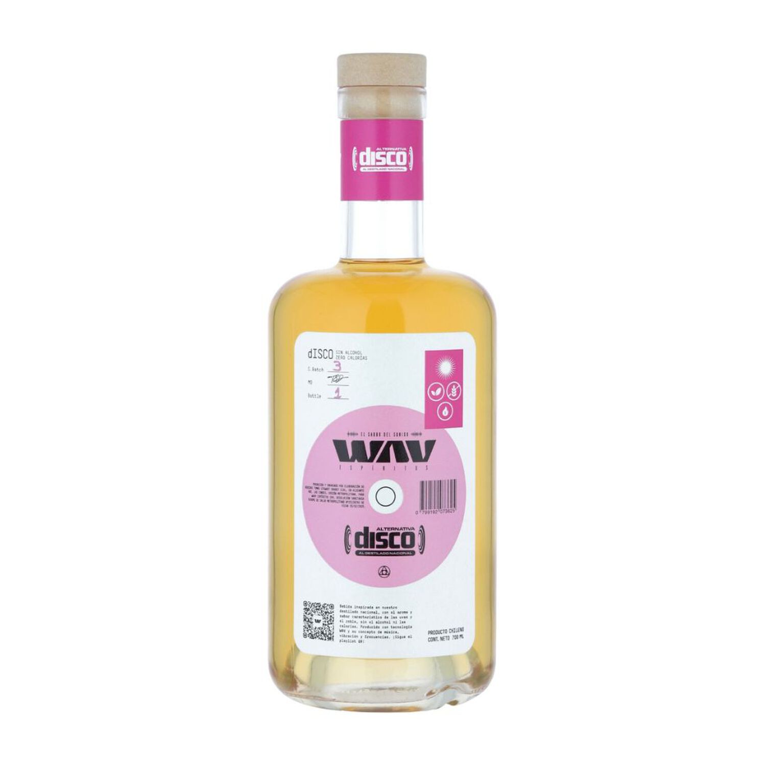 Destilado Wav Disco Sin Alcohol 700cc image number 0.0