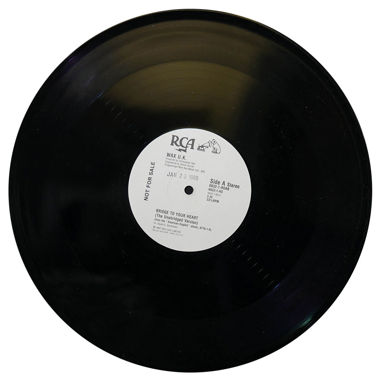 Wax - Bridge To Your Heart | 12" Maxi Single Usado image number 2.0