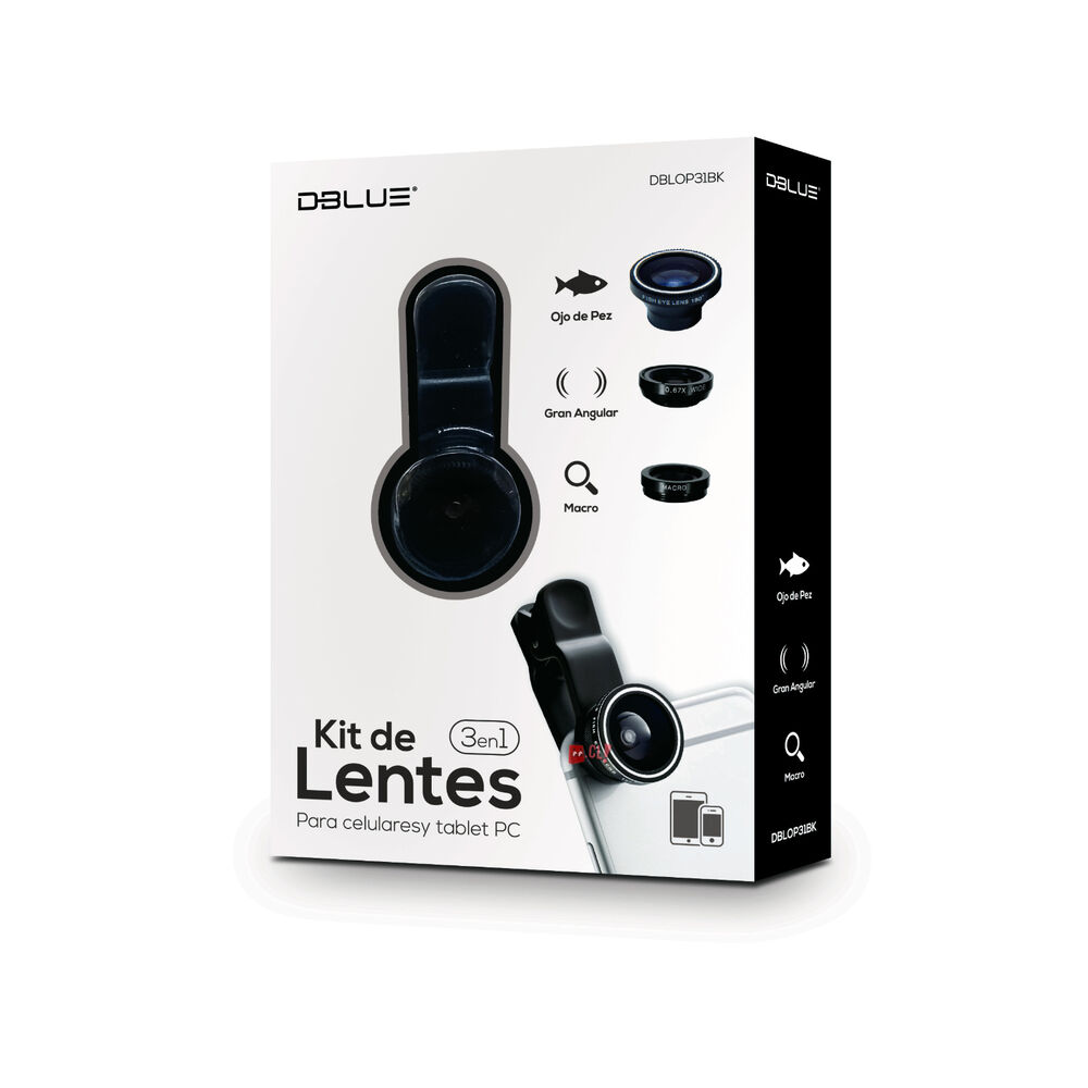 Kit Lentes Ojo De Pez 3 En 1 Para Celular - Ps image number 2.0