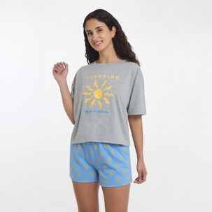 Pijama Manga Corta Mujer Freedom