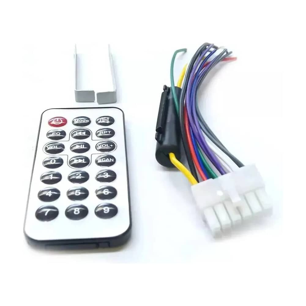 Radio De Auto 1 Din Bluetooth Usb Mp3 Microsd Aux Fm 60wx4 image number 4.0