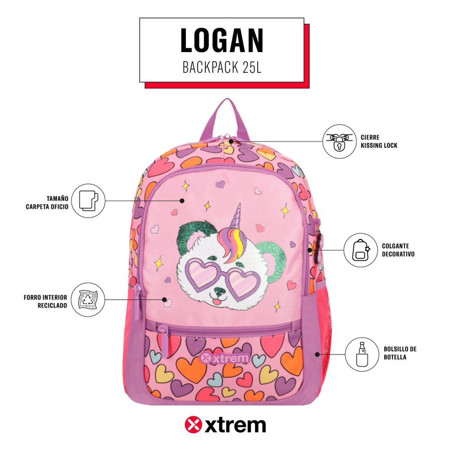 Mochila Xtrem Logan 5xt image number 8.0