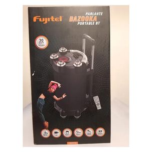 Parlante Bazooka Portatil Bt Usb 30w Control Remoto Fujitel