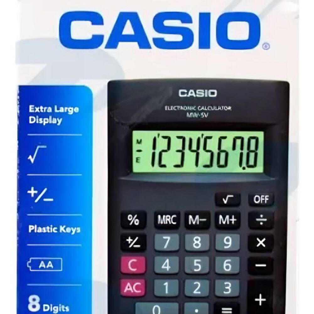 Mini Calculadora Casio 8 Diguitos Mw-5v image number 2.0