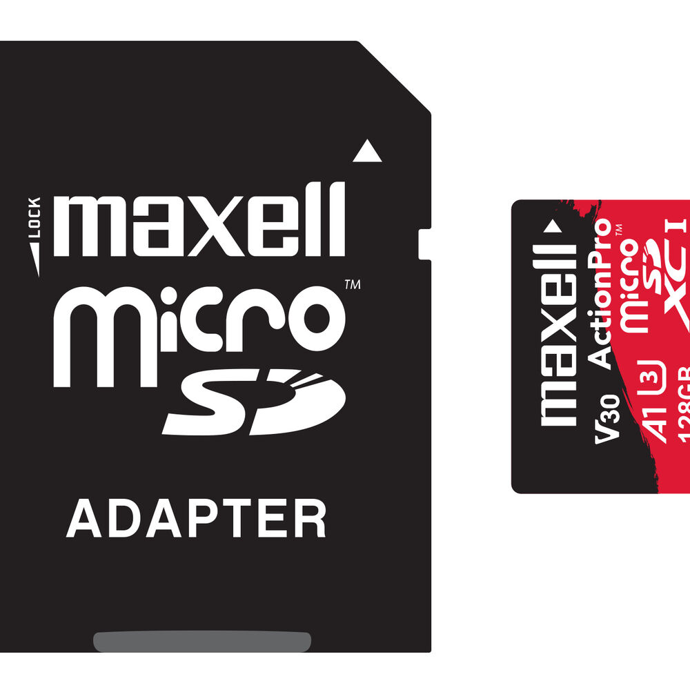 Tarjeta Microsd Maxell 128gb Uh-3 8k A1 100mb/s image number 0.0
