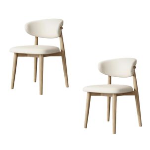 Pack 2 Sillas De Comedor Color Madera Family By Lubabycas