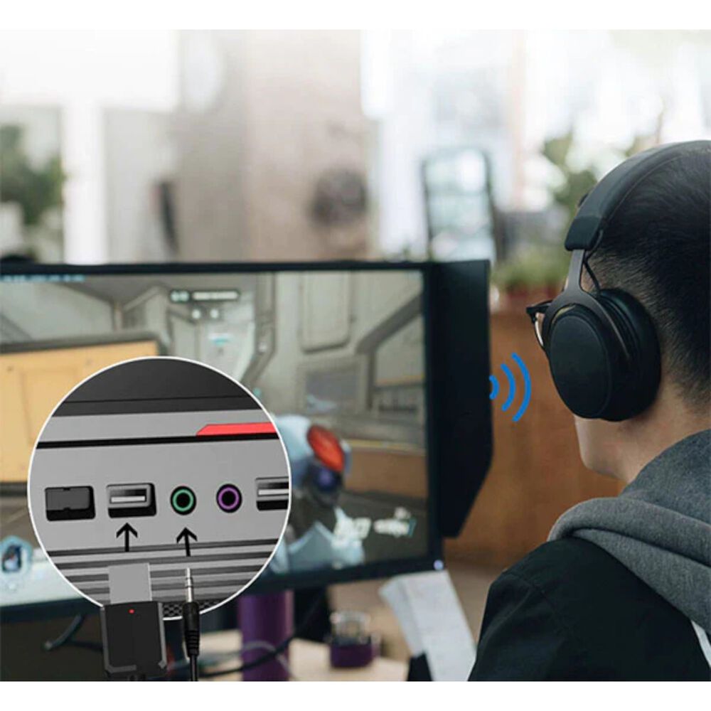 Transmisor Y Receptor Bluetooth De Audio Y Datos Rx - Tx Bt 5.0 Pantalla Lcd image number 10.0