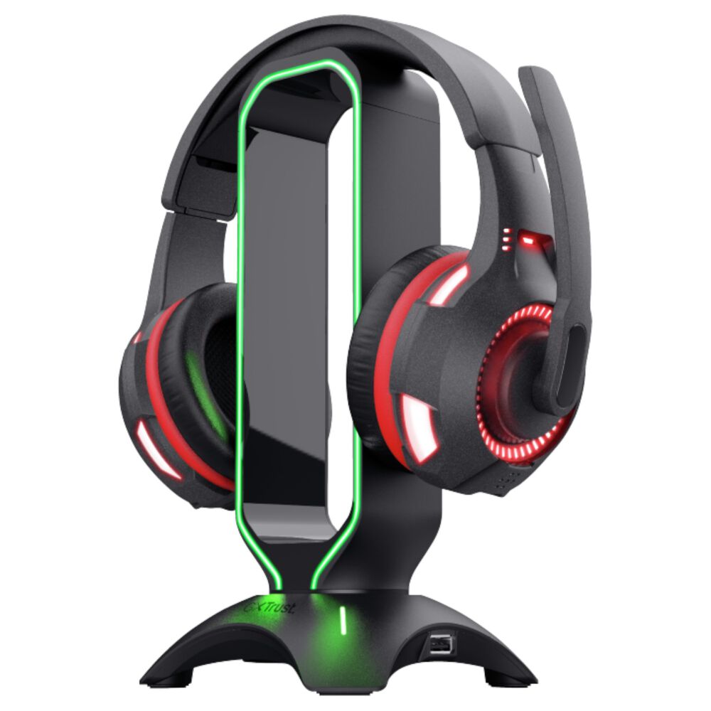 Soporte Stand Gamer Rgb Para Aud&iacute;fonos Trust Gxt 265 + Hub image number 4.0