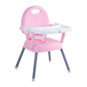 Silla De Comer Plegable Portatil Bebe Ni&ntilde;o Fold Rosa