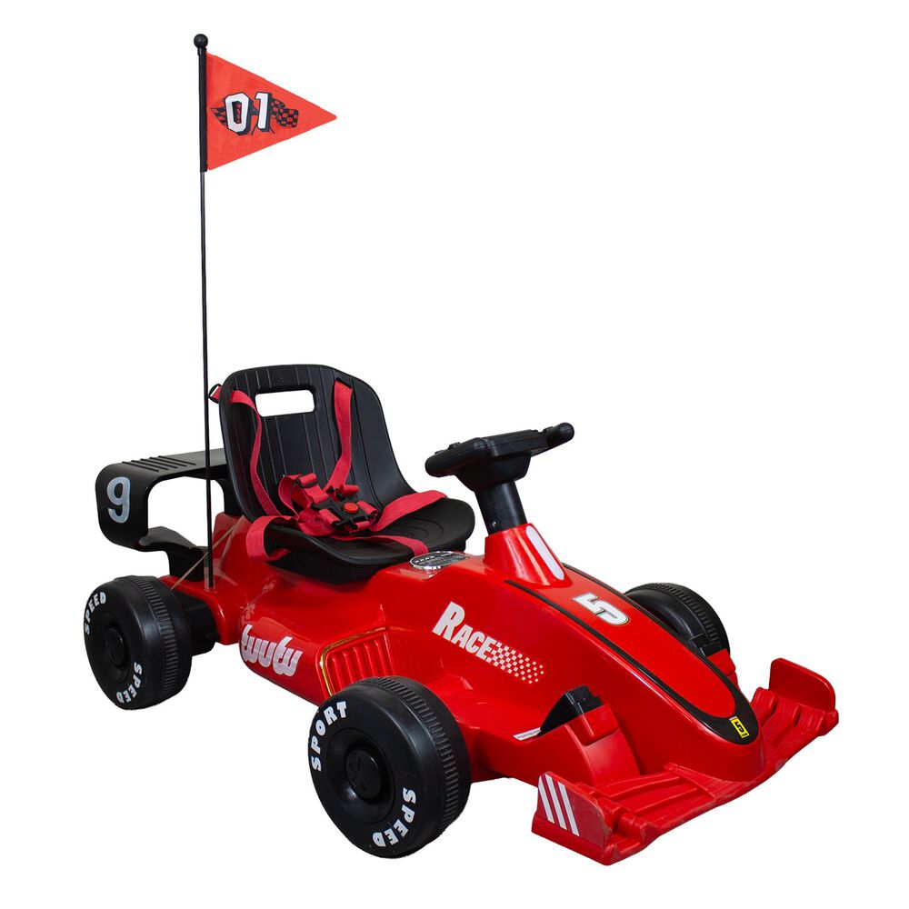 Auto El&eacute;ctrico F1 Schumi Ni&ntilde;os Ni&ntilde;as Infantil Rojo image number 0.0