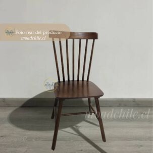 Silla Windsor Madera Blanco / Chocolate