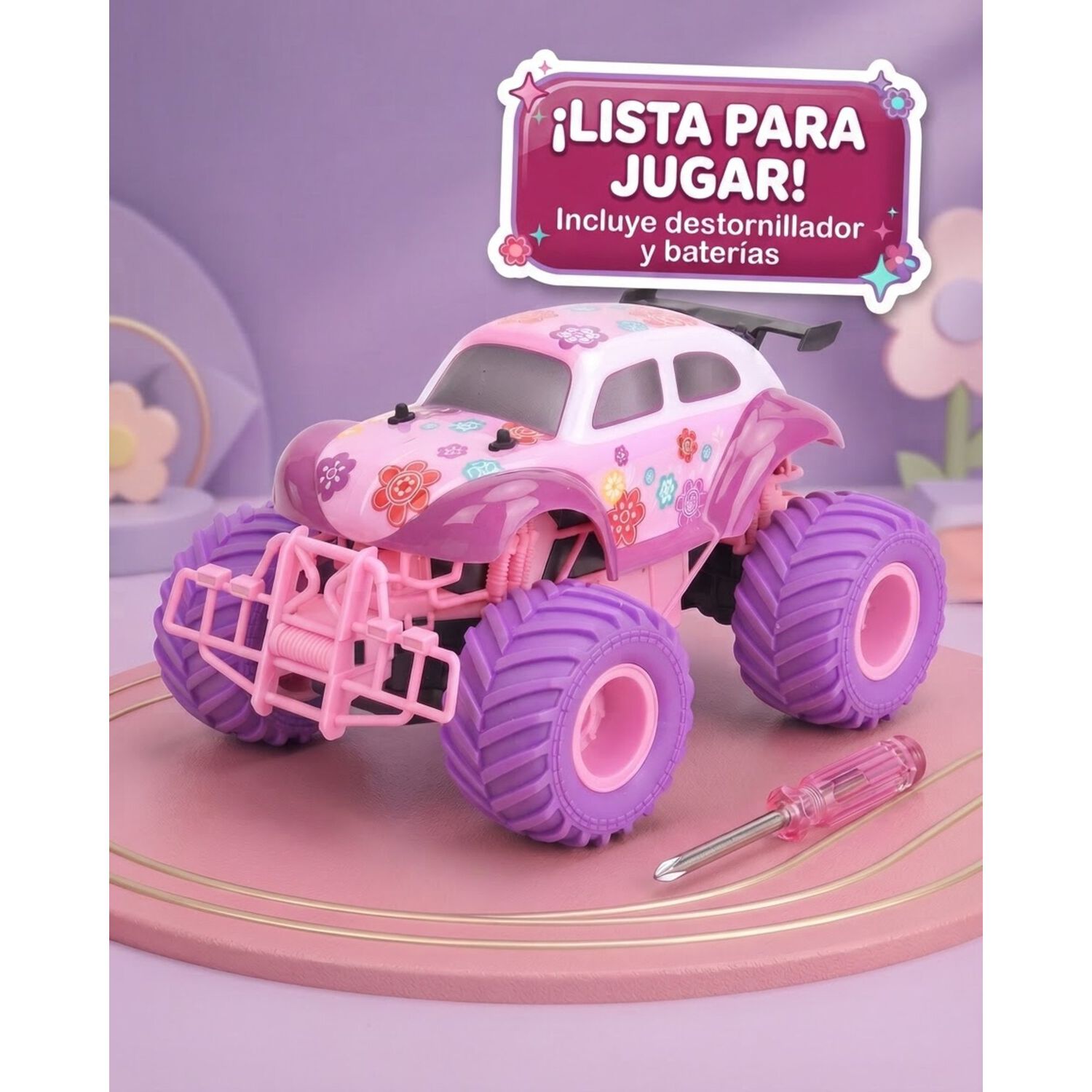 Auto Camioneta 4x4 Rally Control Remoto Todo Terreno Juguete image number 23.0
