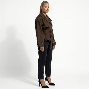 Chaqueta Blazer Denim Mujer Oversize Rashel