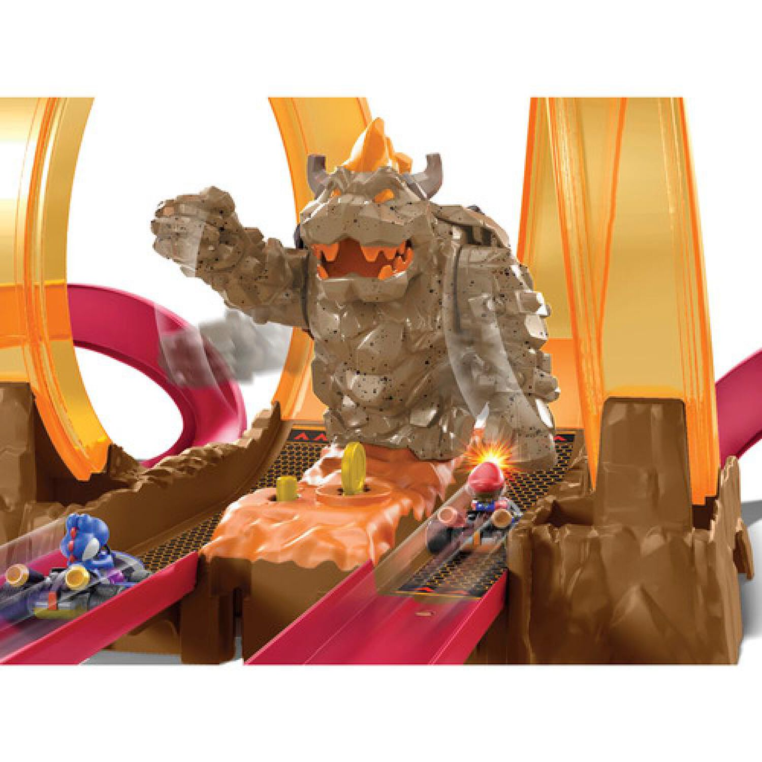 Autopista Hot Wheels Pista Castillo De Bowser Mario Kart image number 2.0