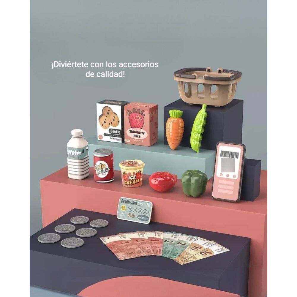 Juguete Caja Maquina Registradora Para Ni&ntilde;os image number 3.0