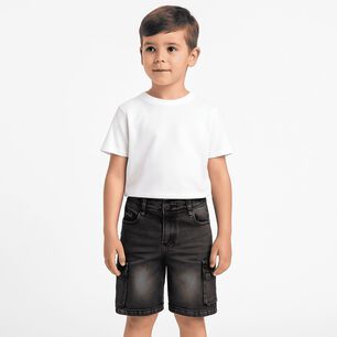 Shorts Bermuda Cargo Jean Denim Casual Con Estilo