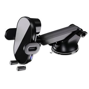 Soporte De Auto Con Carga Inal&aacute;mbrica 15w Tecmaster Tm200543