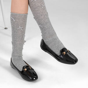 Mocasin Casual Mujer Vintage Charol Plano Weide You509