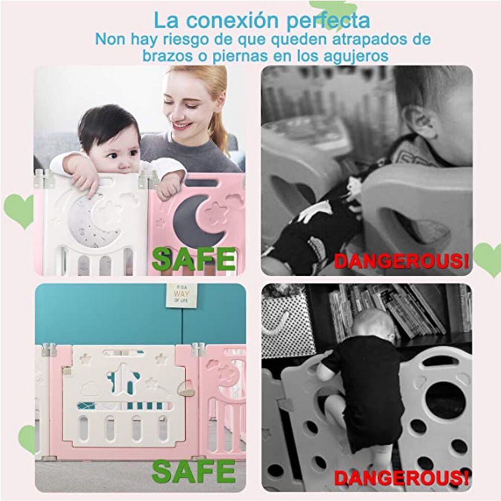 Corral De Seguridad Bebe Multiformas 8 + 2 Plegable image number 4.0