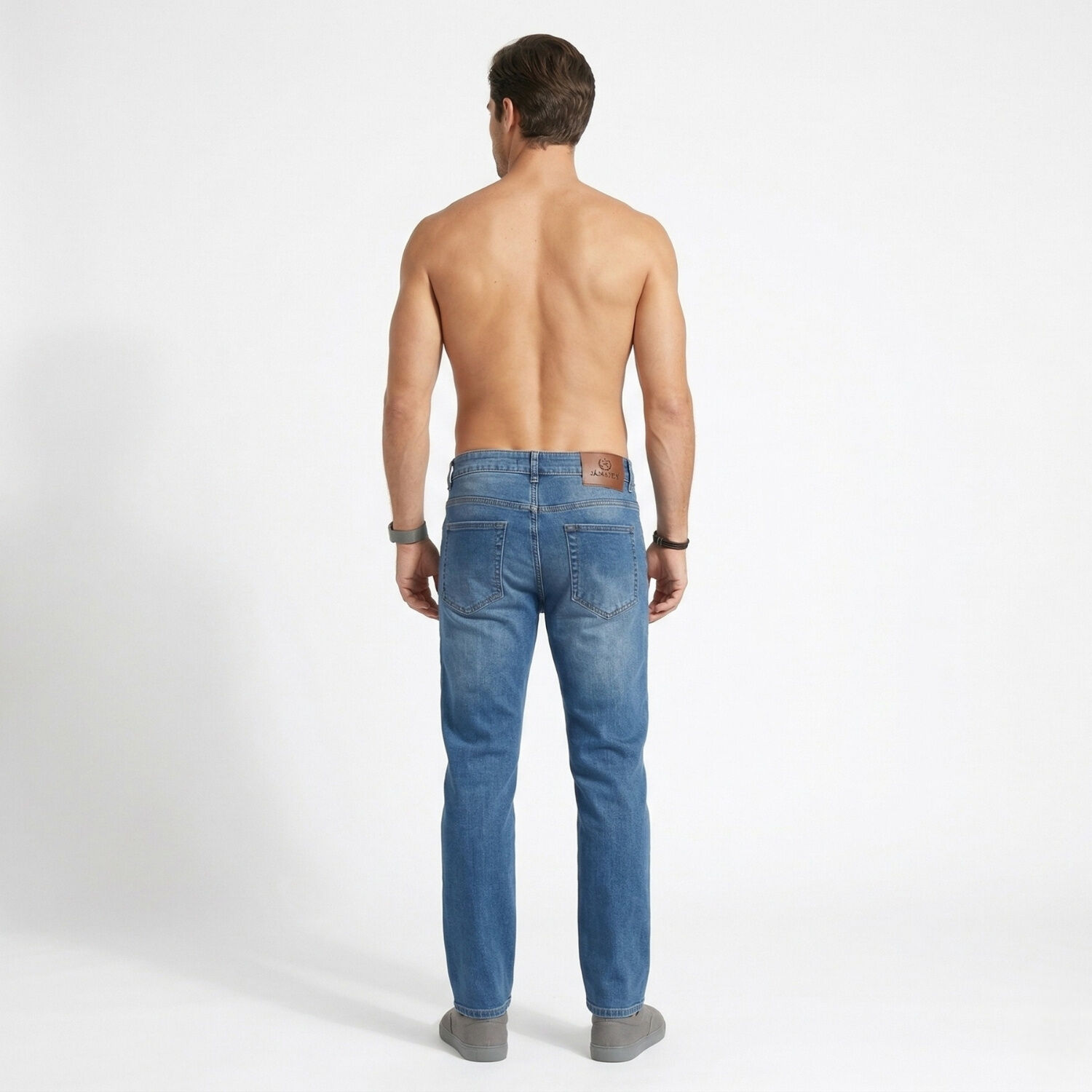 Pantalon Jeans Termico Regular Hombre image number 2.0