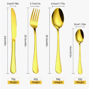 Set De Servicios Acero Inoxidables Tornasol