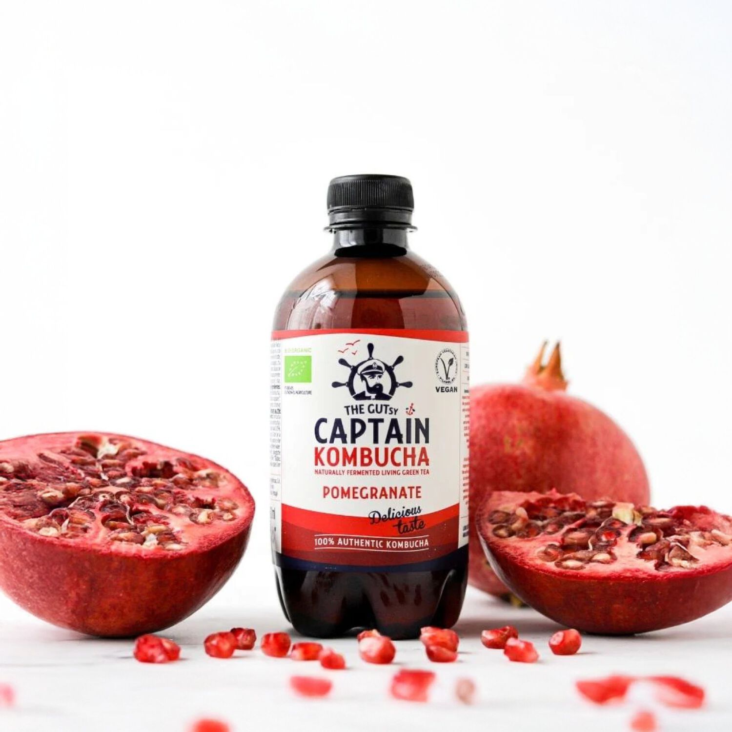 Kombucha Org&aacute;nica Granat Gutsy Captain 1 X 400 Ml image number 3.0